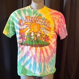 Grateful Dead men’s Colorful Tie-Dye Tee